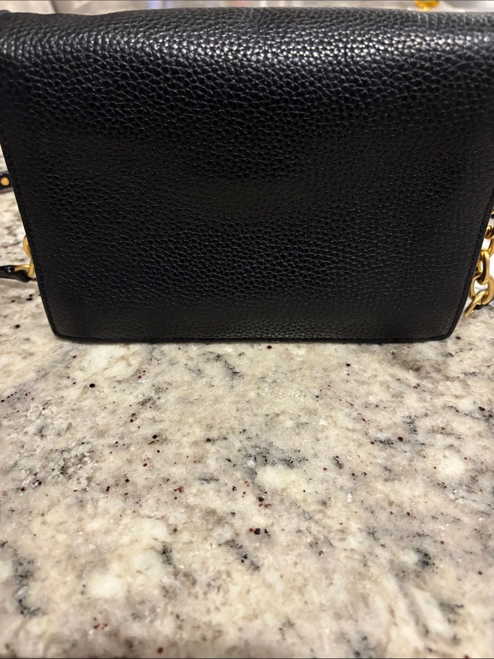 Tory Burch Georgia Black Leather Crossbody